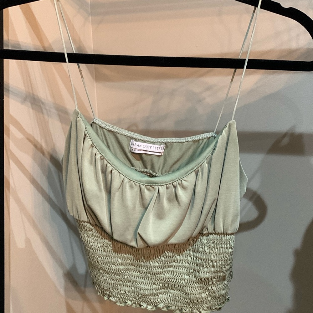 Urban Outfitters green crop top